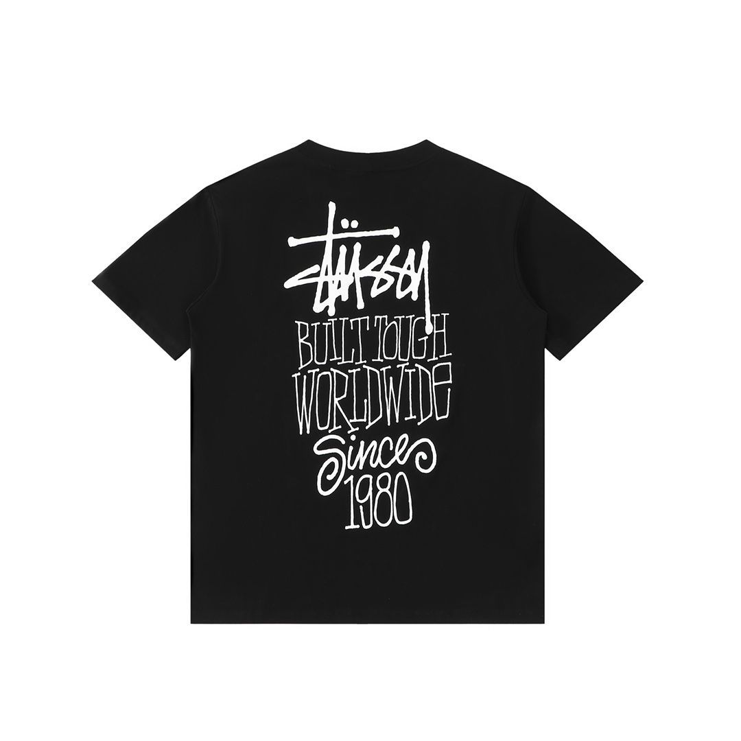 STUSSY 23AW BUILT TOUGH TEE PIGMENT DYED