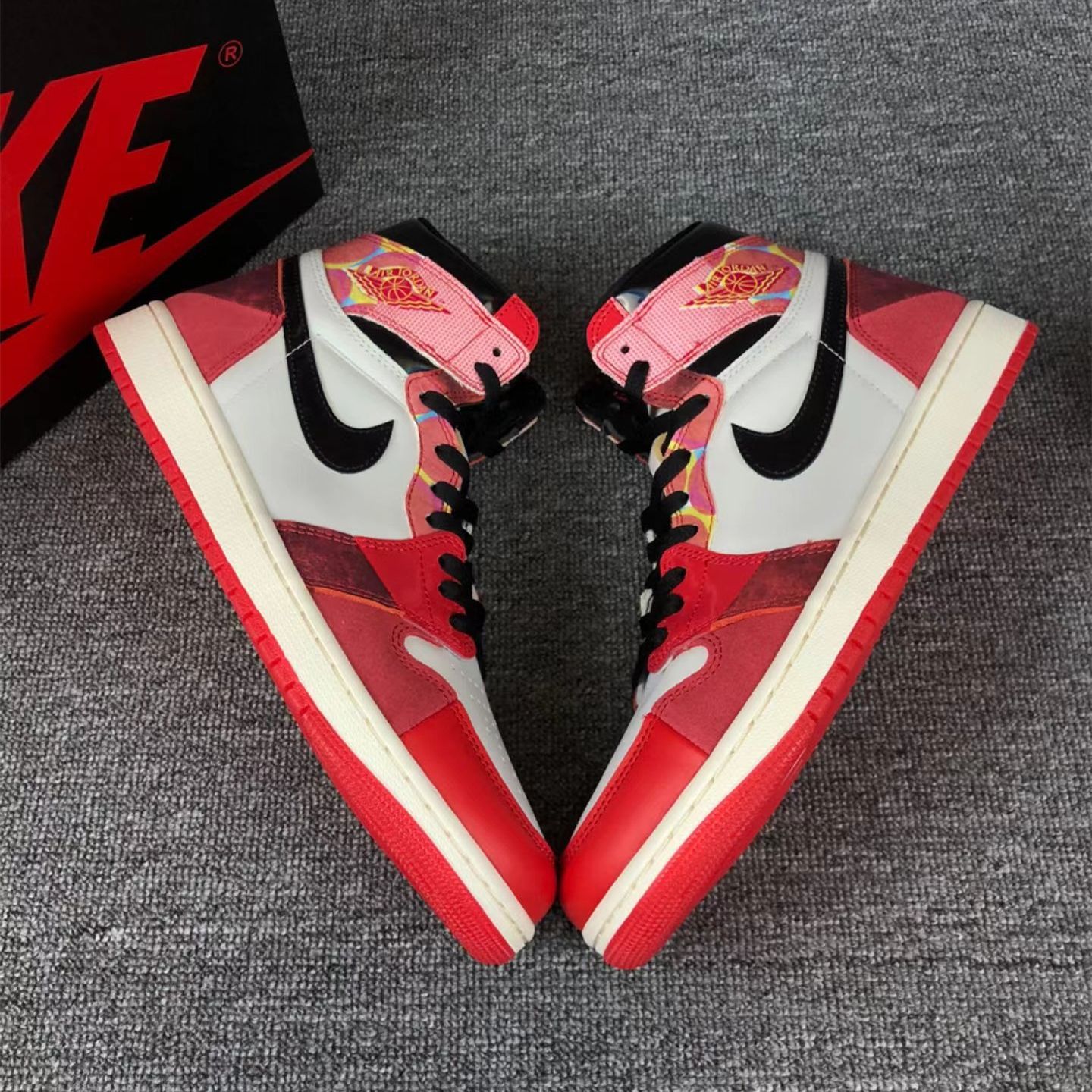 NIKE AIR JORDAN 1 RETRO HIGH OG SP DV1748-601 ナイキ エアジョーダン 1 レトロ ハイ オリジナル  ユニバーシティーレッド/ブラック UNIVERSITY RED/BLACK - メルカリ