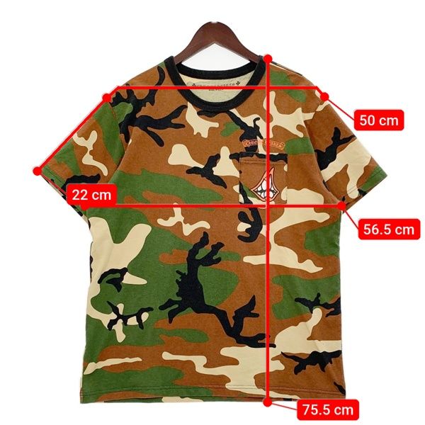 クロムハーツ PPO CAUTION T-SHRT MATTY BOYプリントカモフラ柄Tシャツ