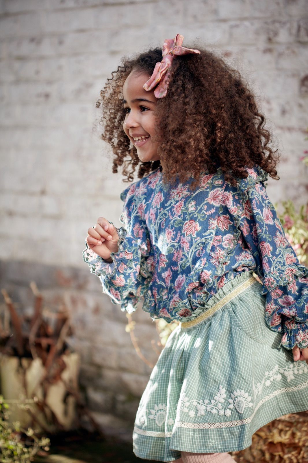 ブラミンク チェック スカート BLAMINK ドゥロワー 最終】ドゥロワー