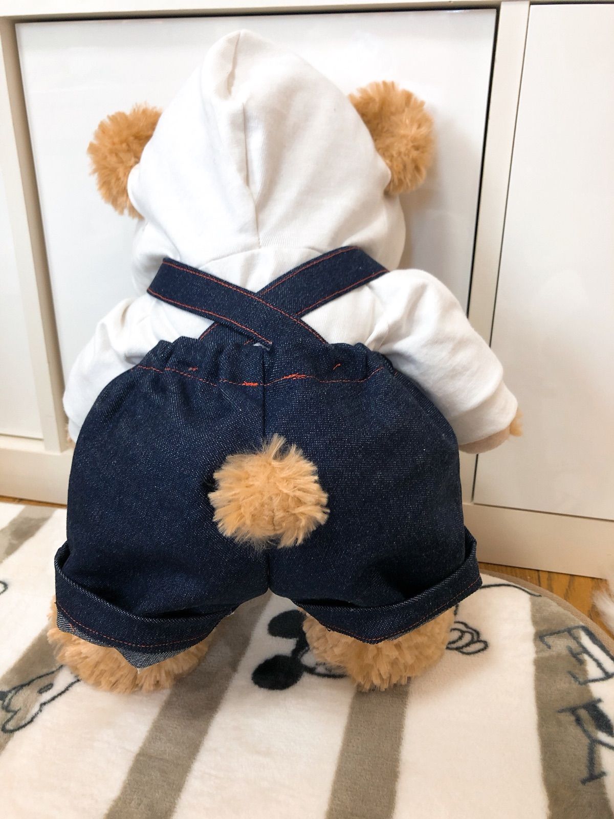 ダッフィー パーカーサロペット コスチューム ハンドメイド