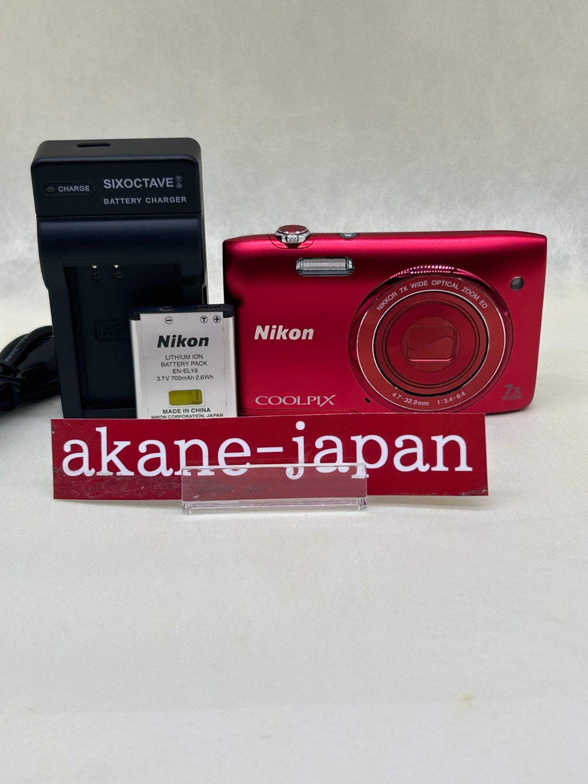 Nikon COOLPIX S3400 レッド #168 Nikon COOLPIX S3400 レッド #168 - メルカリ