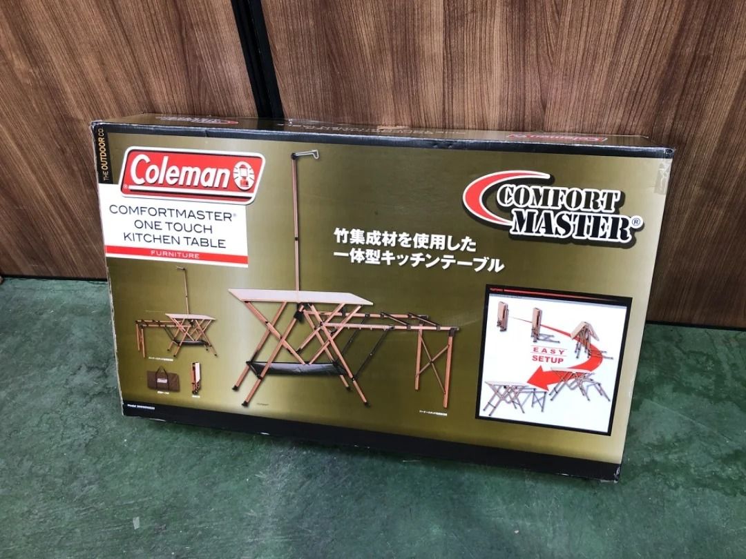 中古】Coleman ワンタッチキッチンテーブル コンフォート
