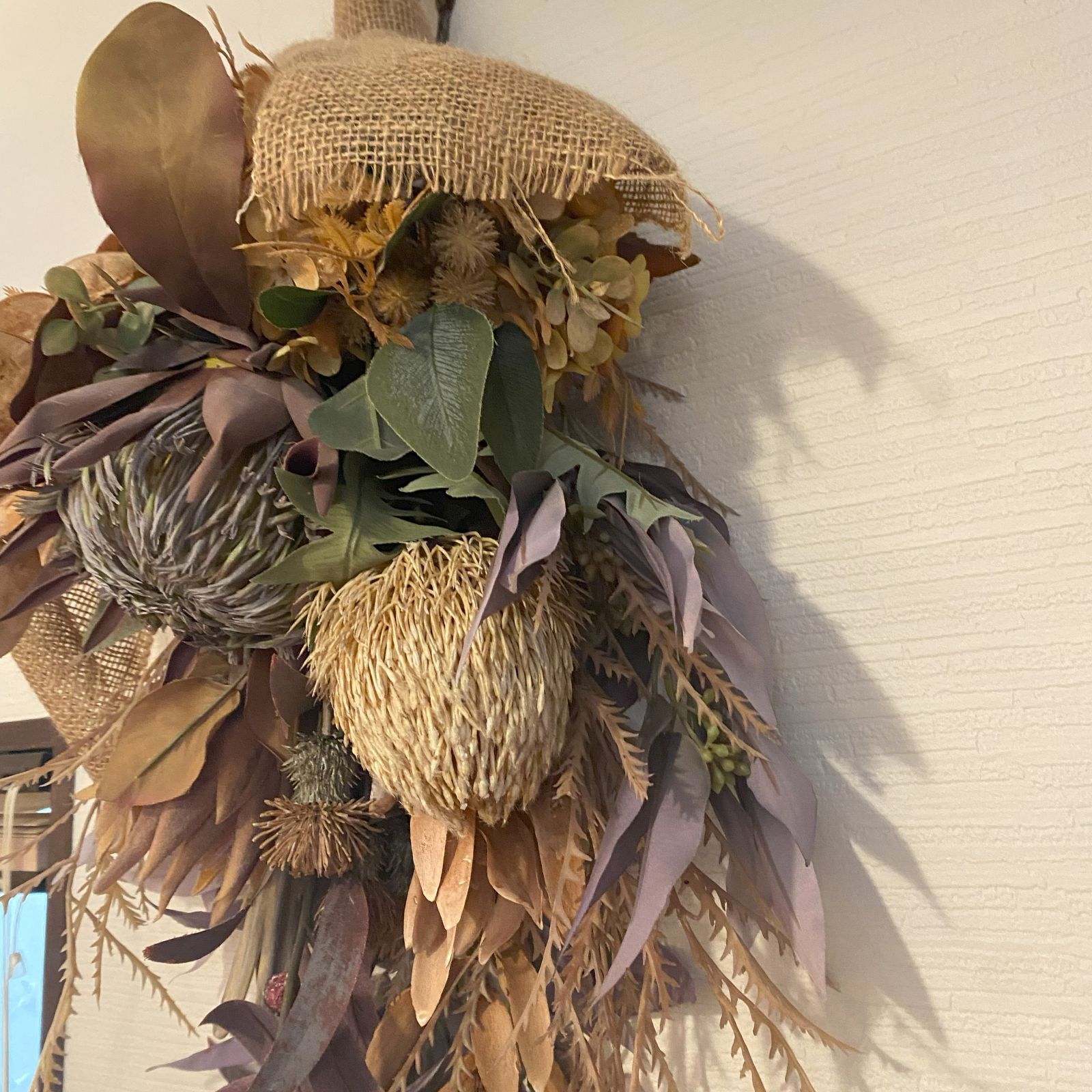ドライ風造花 店舗装飾