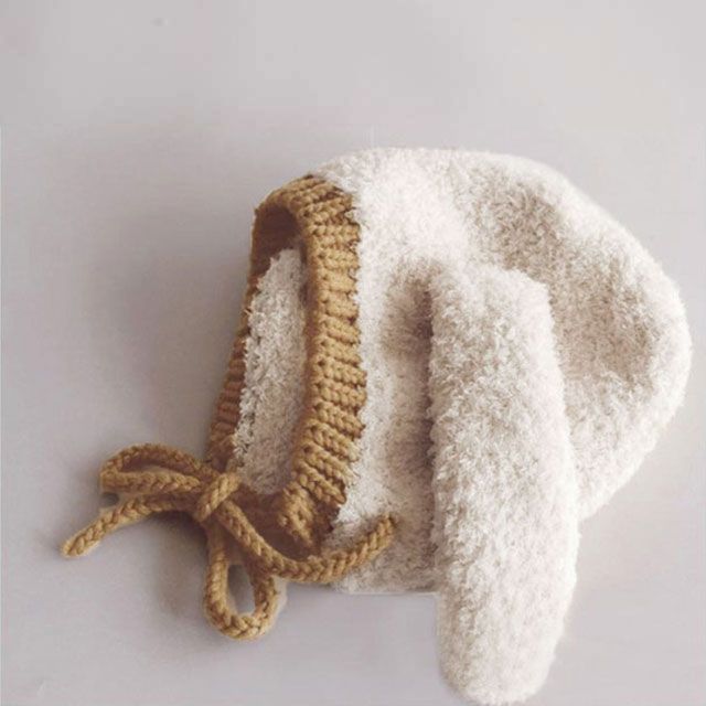 子供用 帽子 耳当て ニット帽 耳付き ボア うさ耳 秋冬 ニット帽子 うさぎ耳付き 裏起毛 冬 ベビー 赤ちゃん キッズ うさぎ 女の子 男の子 新生児 記念撮影 goudoudou 3756