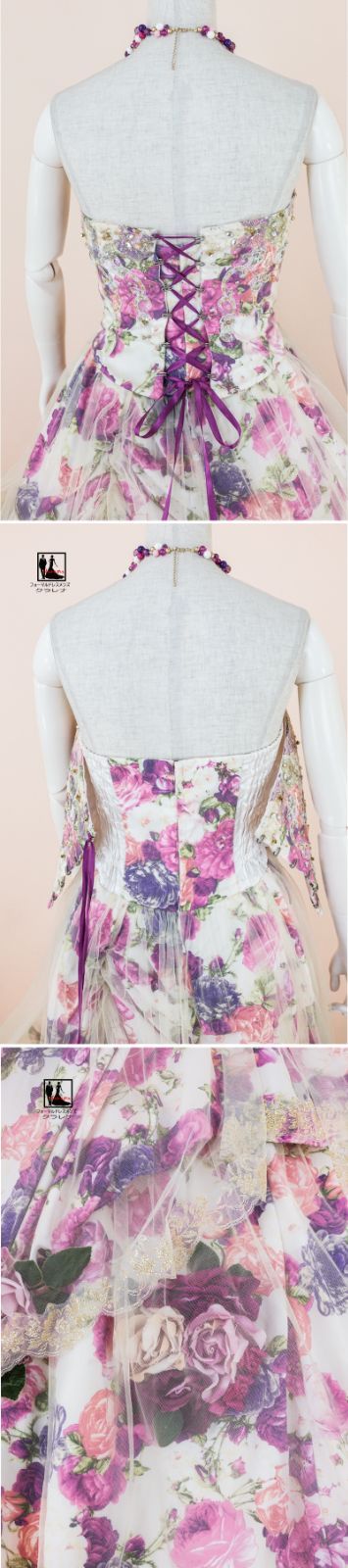 フォーマルドレス》販売 クラレナの ネックレス イヤリング付き Aya na  