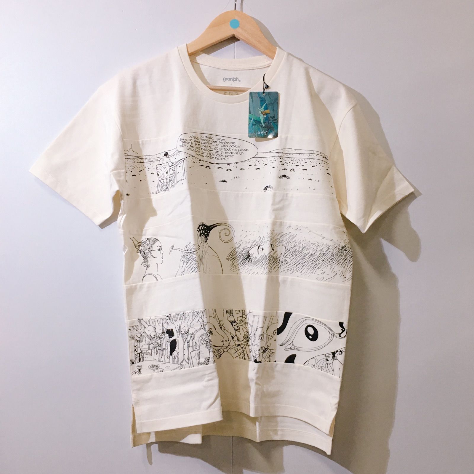 美品】タグ付き Moebius メビウス graniph グラニフ Tシャツ