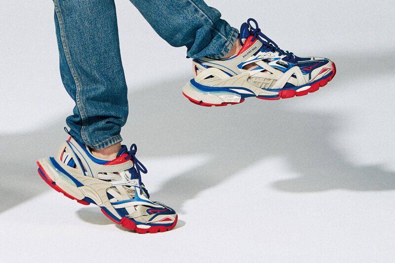 盛岡85-0002】【併売】12/9価格変更! / balenciaga track2 Blue 盛岡85-0002】【併売】12/9価格変更! / balenciaga track2 Blue