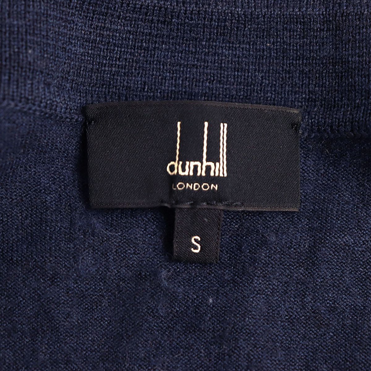 極美品◇dunhill LONDON ダンヒルロンドン シェルボタン ウール100