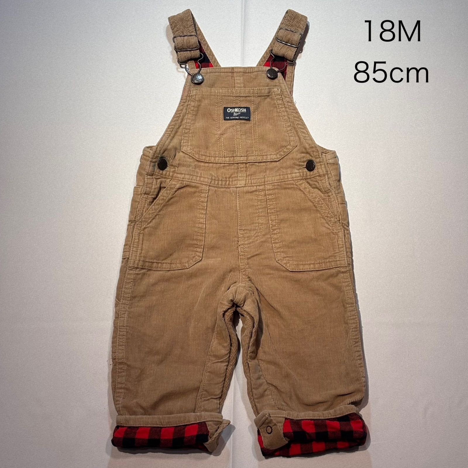 オシュコシュ コーデュロイ オーバーオール ヴィンテージ oshkosh Size