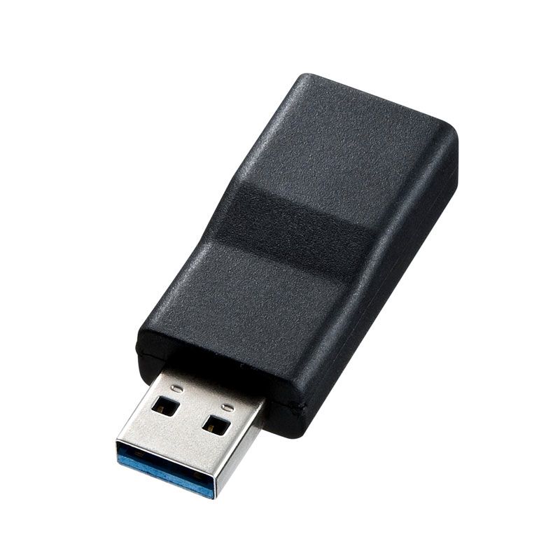 サンワサプライ USB3.2A-USB Type Cメス変換アダプタ AD-USB29CFA （1点）