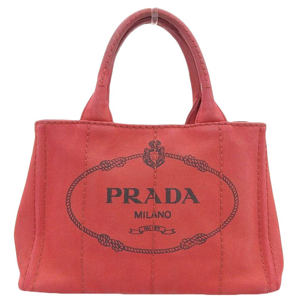 PRADA プラダ ナイロン ハンドバッグ レッド レディース ブランド PRADA プラダ ショルダーバッグ ナイロン レッド レディース