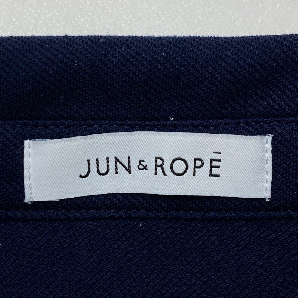 JUN&ROPE ジュン アンド ロペ 半袖ポロシャツ ネイビー系 サイズ