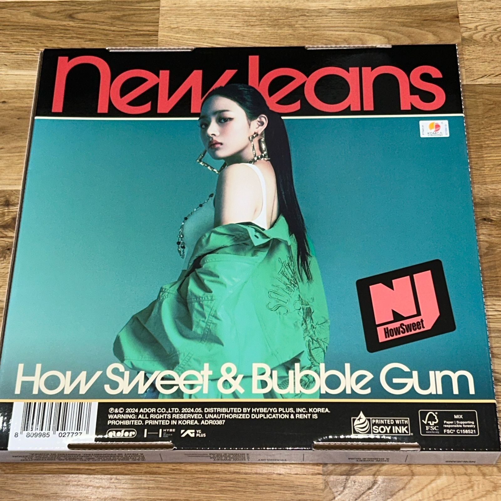NewJeans ミンジ 直筆サイン「How Sweet」Standard ver. MINJI