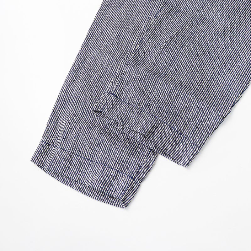 パラスパレス JAPAN LINEN ミニストライプ ツイル テーパード パンツ パラスパレス Pal'las Palace JAPAN LINENミニストライプツイル