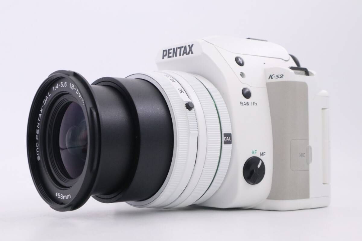 最安の中古 PENTAX K-S2 ホワイト + SMC PENTAX-DA L 18-50mm F/4-5.6 