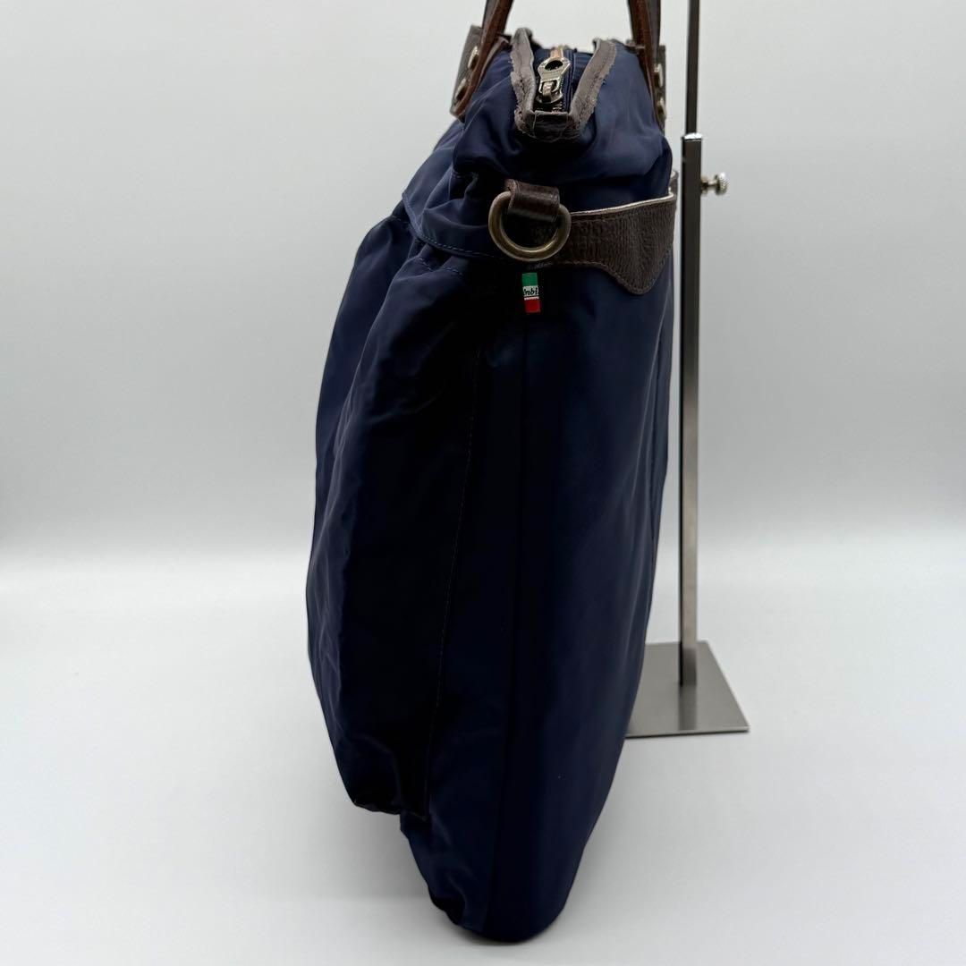 美品】Orobianco ビジネスバッグ 書類カバン ナイロン レザー