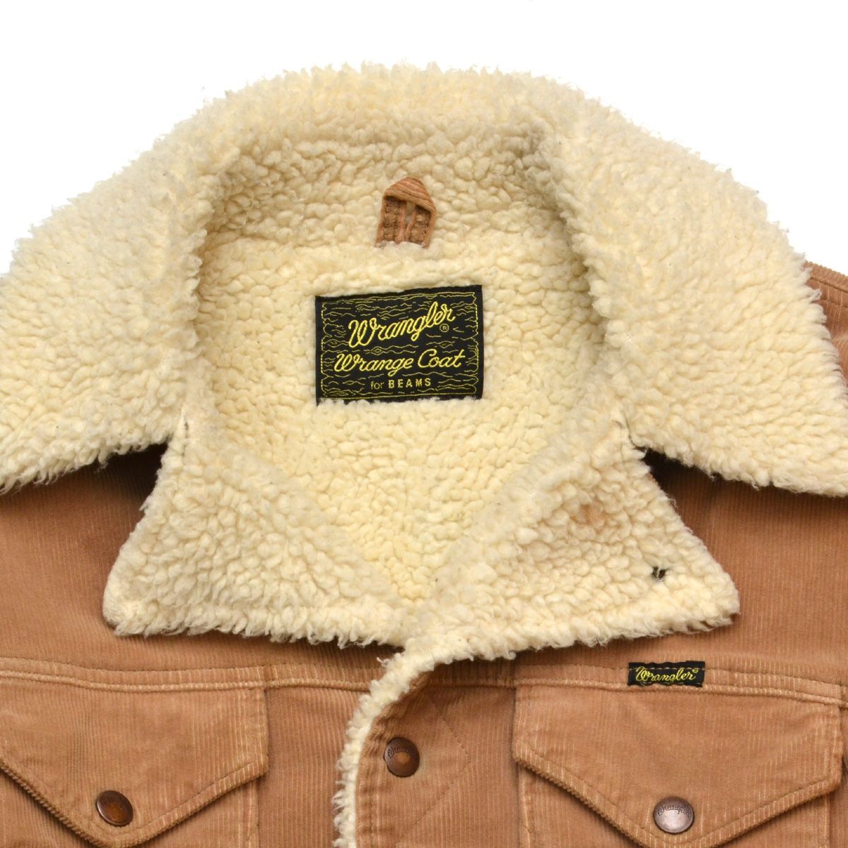 Wrangler ラングラー BEAMS 別注 ランチコート ランチジャケット ボア 
