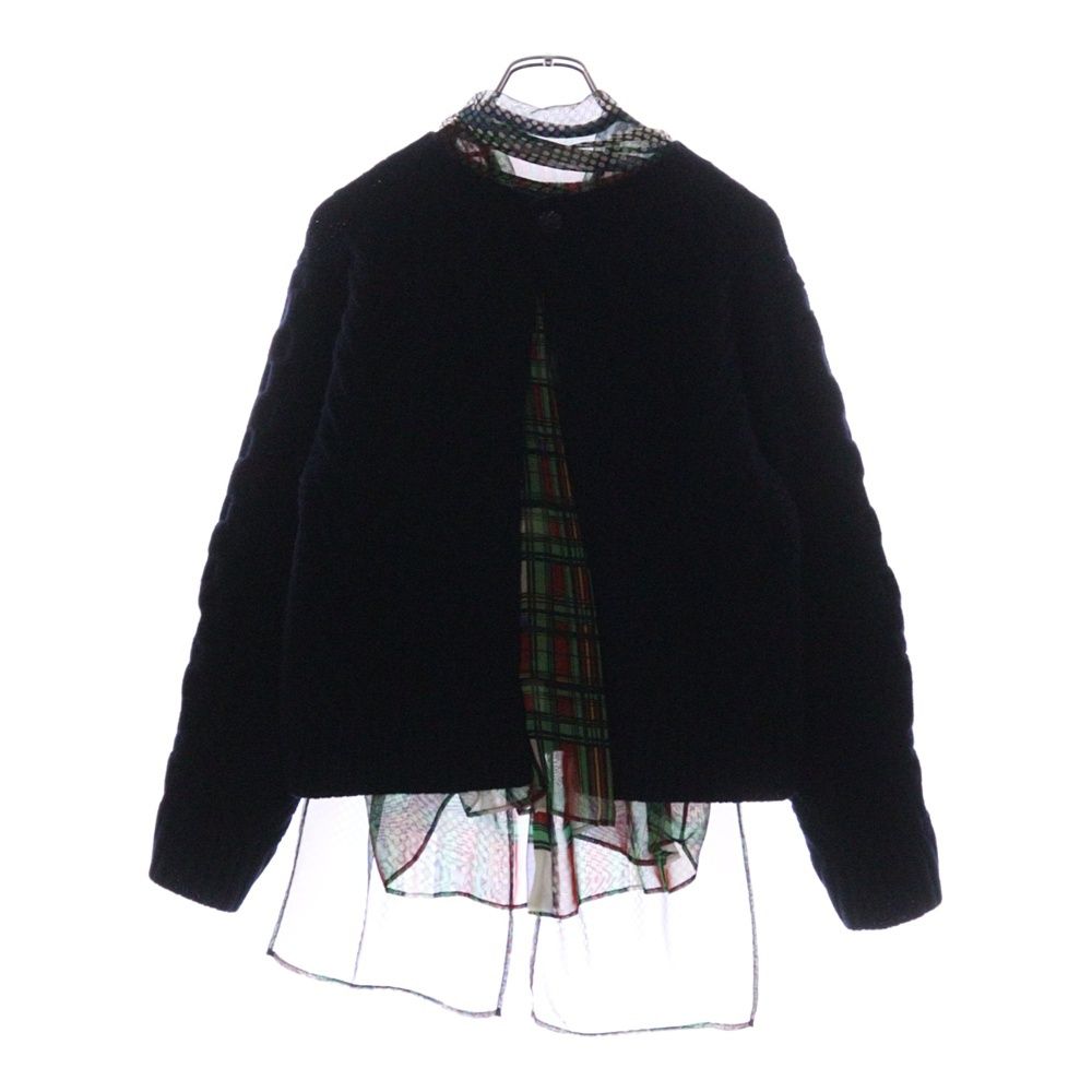 Sacai (サカイ) 14SS 2WAY インナーシースルーシャツ クルミ