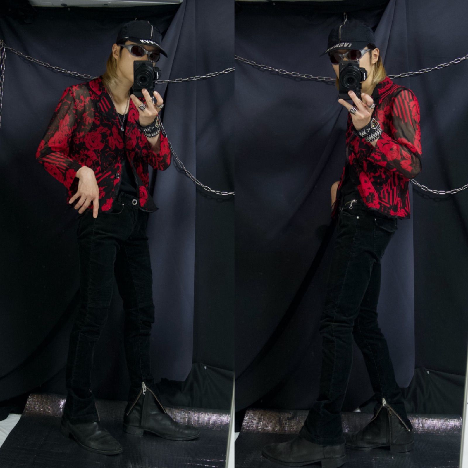 ARMANI EXCHANGE Corduroy Zip Biker Pants アルマーニ