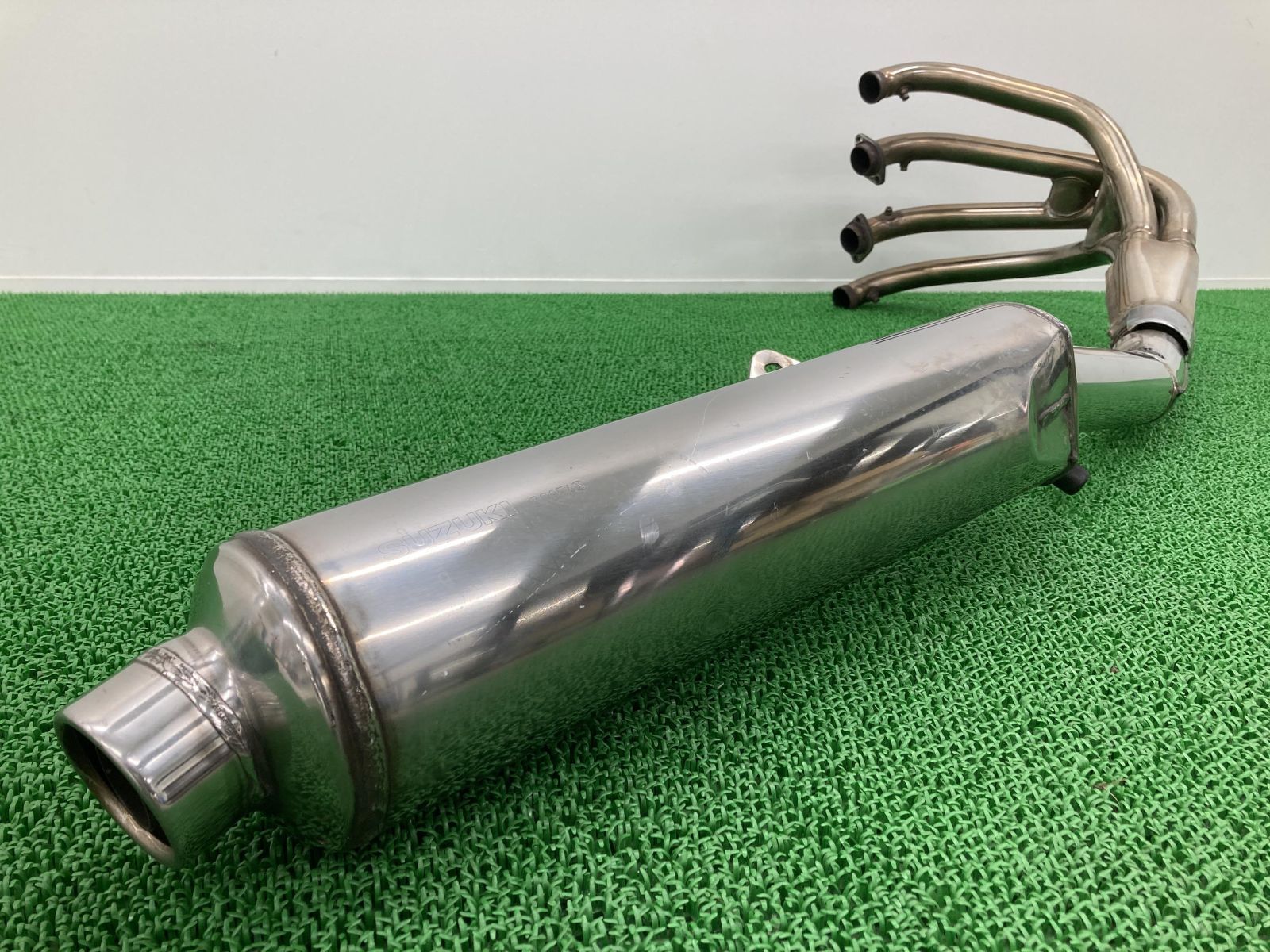 イナズマ1200 マフラー 03FA スズキ 純正 中古 バイク 部品 GV76A