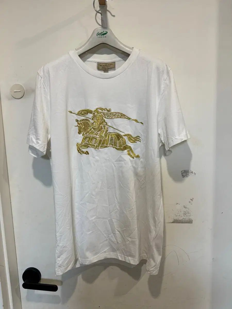 BURBERRY バーバリー ビック エンジニア 刺繡 ロゴ Tシャツ