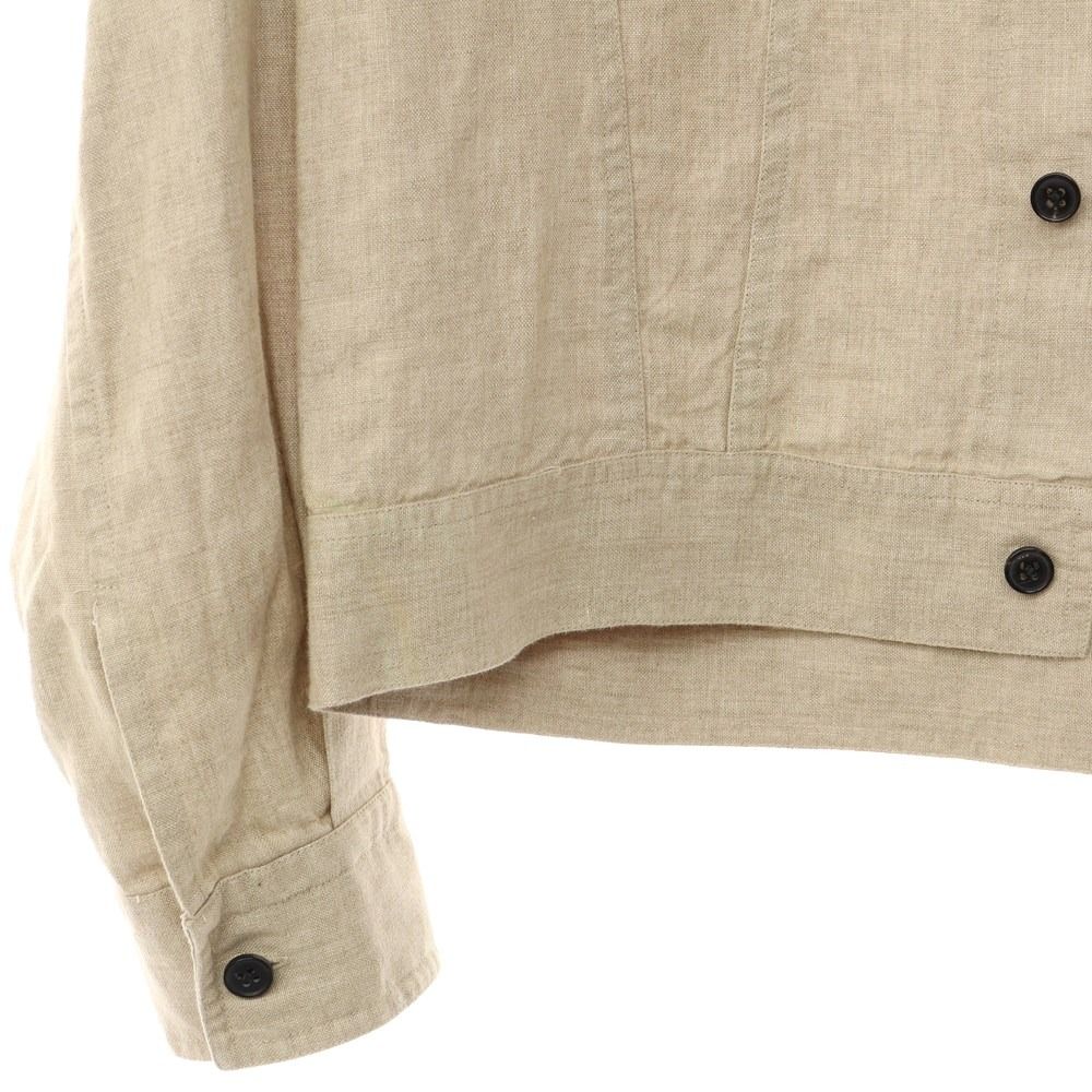 【新品】バグッタ Bagutta リネン ワークジャケット ブルゾン ベージュ【サイズL】【メンズ】-4