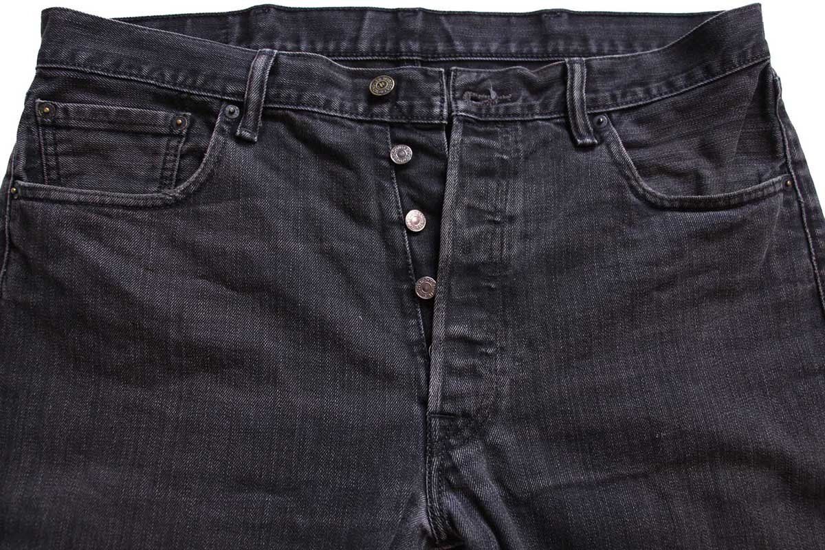 LEVI'S リーバイス 510 メキシコ製 ブラックデニム デニムパンツ メキシコ製 Levi\u0027sリーバイス 501 カットオフ ブラック デニムパンツ