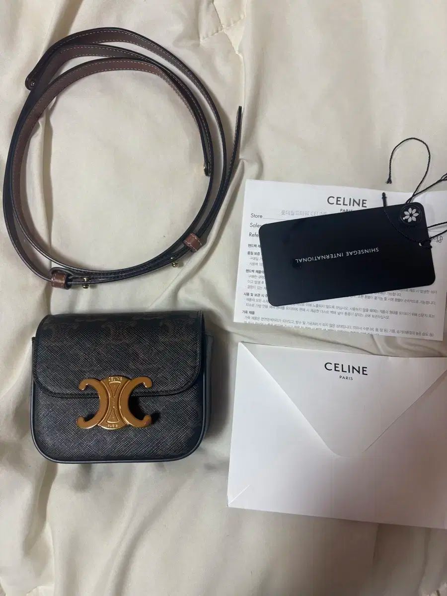 Celine セリーヌ ミニ クロード Tan