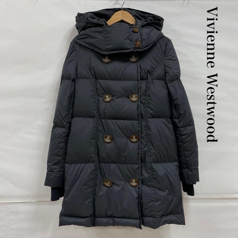 Vivienne Westwood red label ヴィヴィアン ウエストウッド レッドレーベル ジャケット 上着 ダウンジャケット ダウン ジャケット コート オーブ ロゴ ボタン ロング