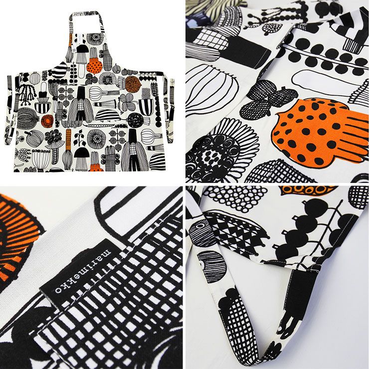 マリメッコ marimekko エプロン Puutarhurin Parhaat 074334