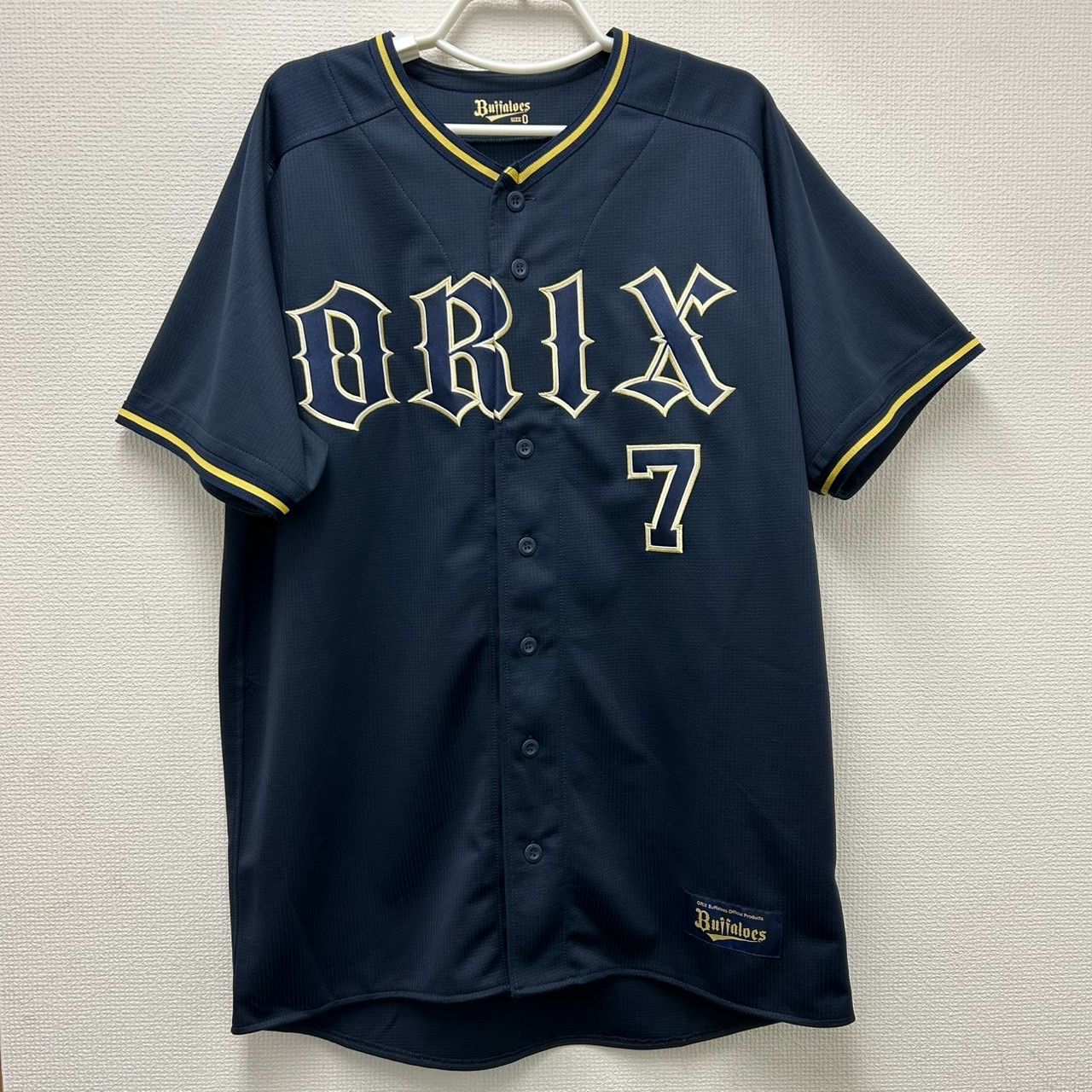 オリックスバッファローユニフォーム西川選手 7 サイズM 期間限定・受注販売】Buffaloes西川龍馬選手通算1000試合出場