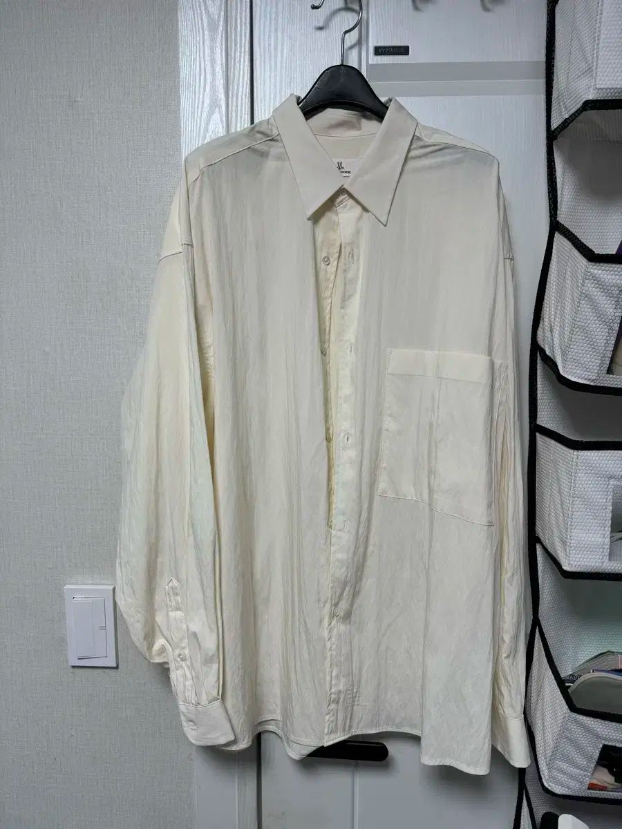 MIM THE WARDROBE ミムザワードローブ x LEMARD ルマード コラボ アル アン オーバーサイズ シャツ アイボリー 2 size