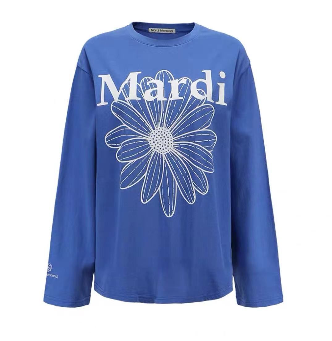 Mardi Mercredi マルディメクルディ 長袖 Tシャツ ホワイト