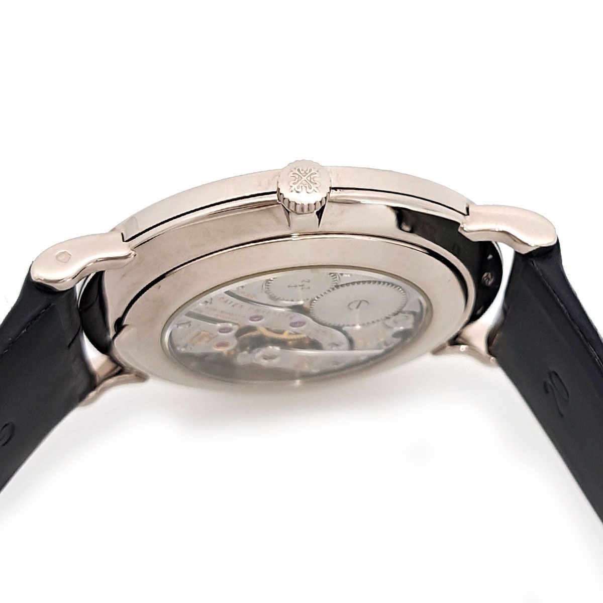 パテックフィリップ カラトラバ シースルーバック 5119G-001 手巻き ホワイトゴールド メンズ PATEK PHILIPPE【中古】 【時計】