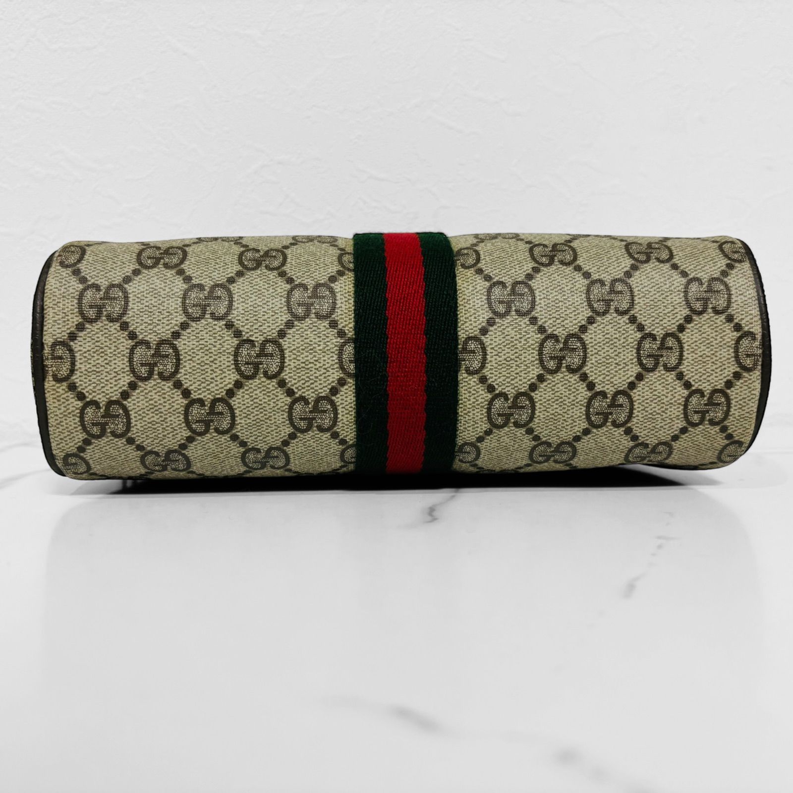 希少　GUCCI オールドグッチ　クラッチバッグ　PVCレザー　シェリーライン オールドグッチ シェリーライン セカンドバッグ クラッチバッグ