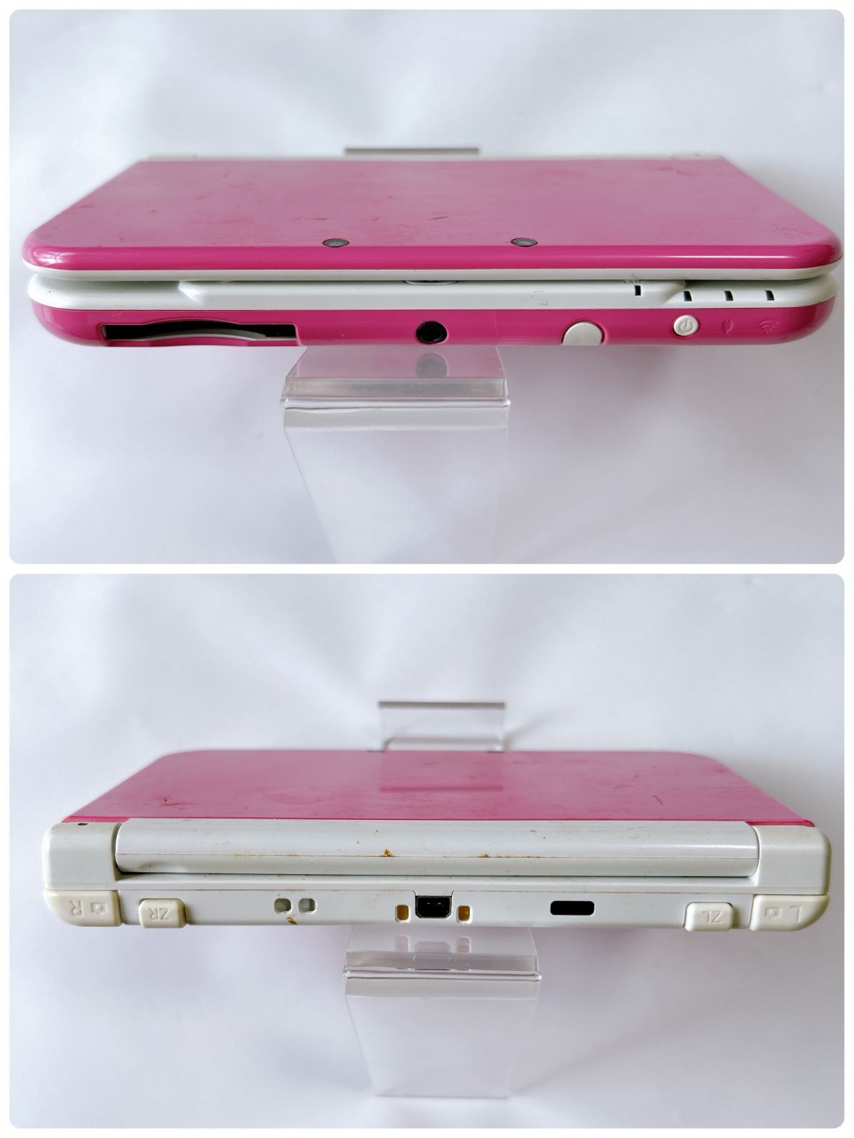 任天堂 NEW 3DSLL ピンク ホワイト 初期化済み 動作確認済み