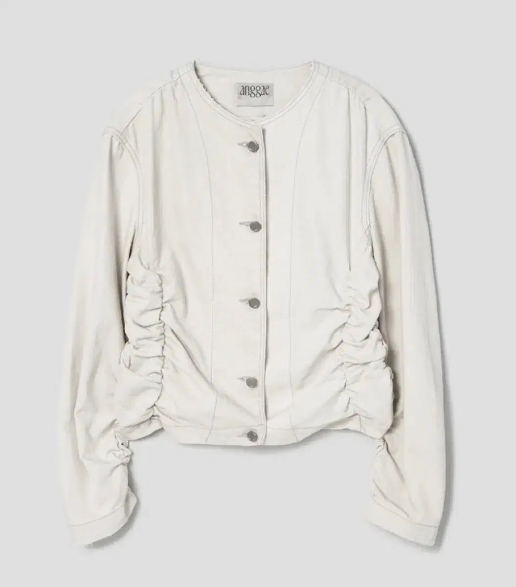 앙개 Artist デニム ジャケット アイボリー