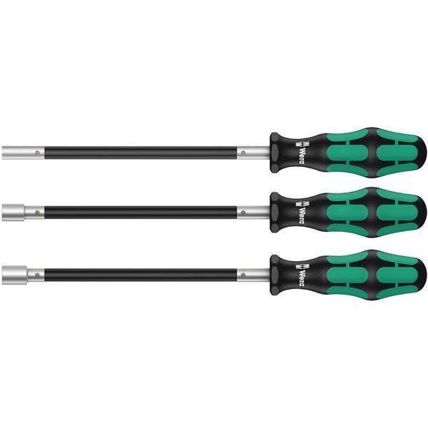 WERA ヴェラ 3本組 Kraftformハンドル フレキシブル六角ドライバーセット 先端サイズ6 7 8mm 135311 工具 ツール DIY