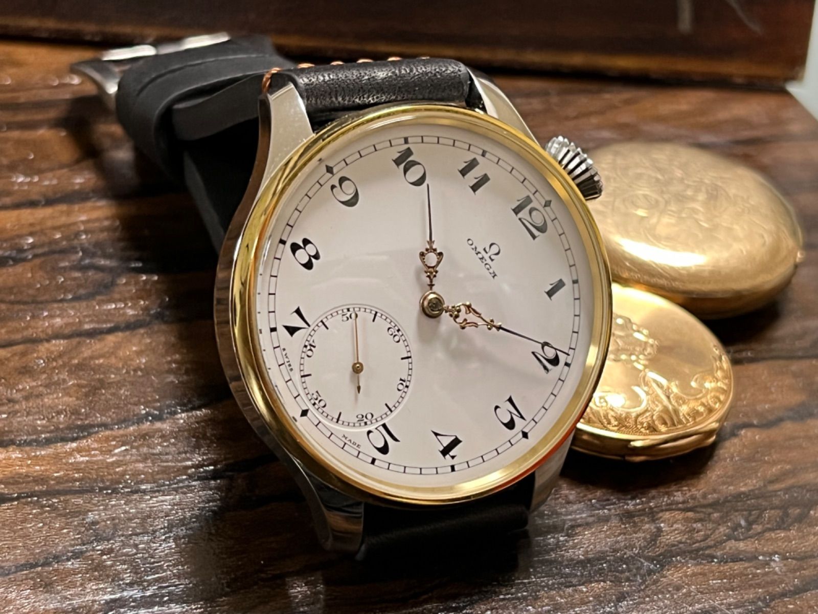や*ン様 オメガ 手巻き時計　ビックケース　レア ◇激レア◇ OMEGA◇オメガ◇ビックケース◇アンティーク◇手巻き