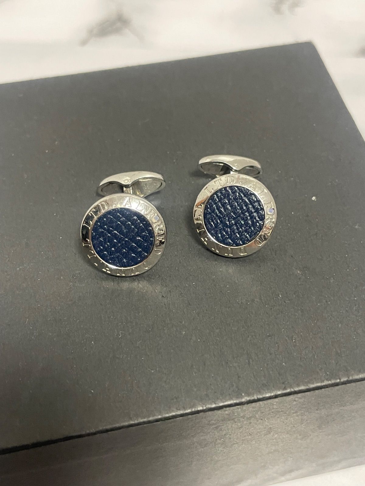ALFRED DUNHILL シルバー カフリンクス シルバー 925】15 ALFRED dunhill シルバー 925 カフス カフリンクス