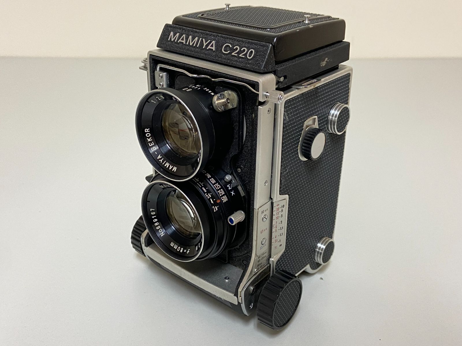 P903】中古品 MAMIYA マミヤ 二眼レフカメラ C220 professional 80mm