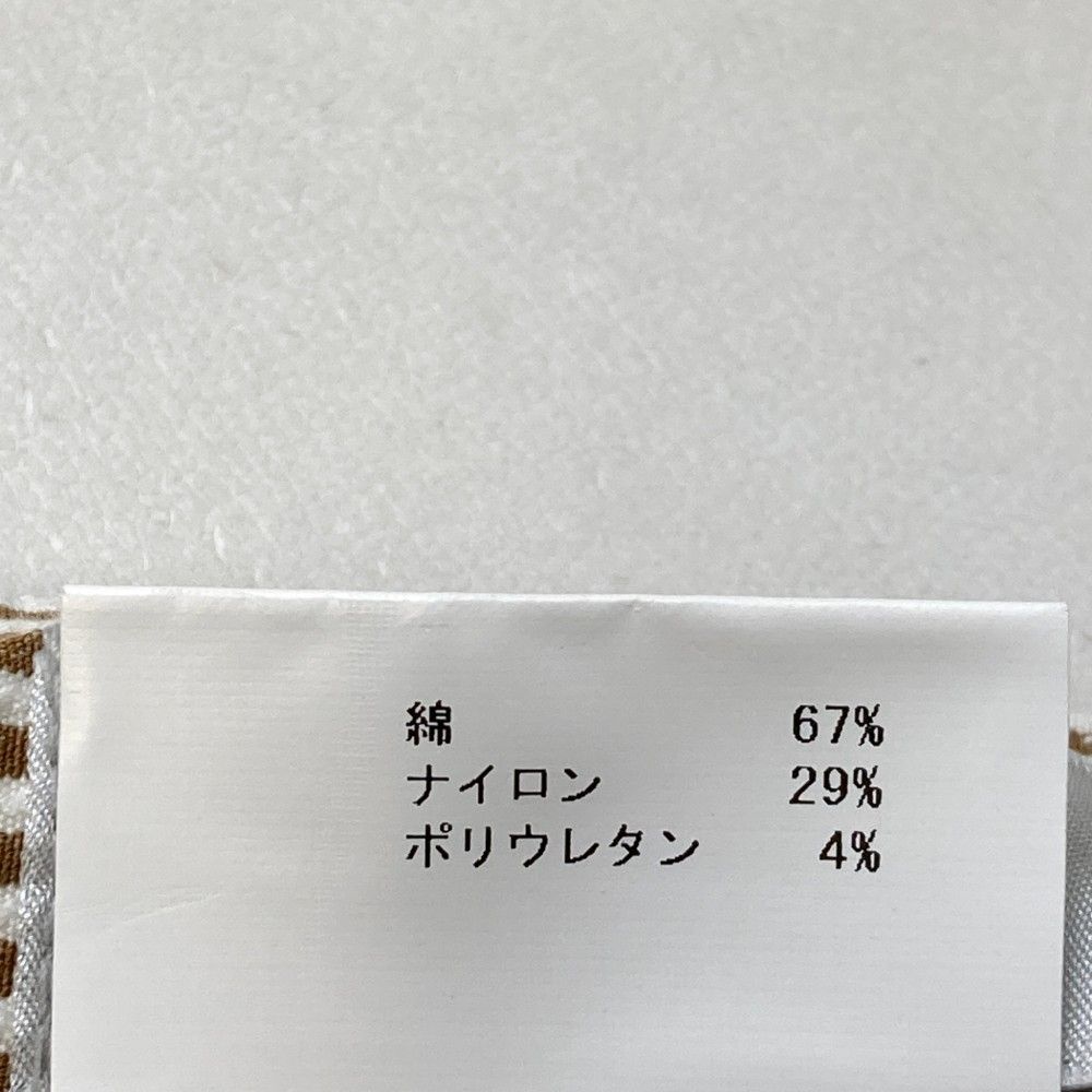 サイズ：9 MUNSING WEAR マンシングウェア  クロップドパンツ ストライプ柄 ブラウン系 [240101430289] ゴルフウェア レディース ストスト サイズ：9 MUNSING WEAR マンシングウェア クロップドパンツ