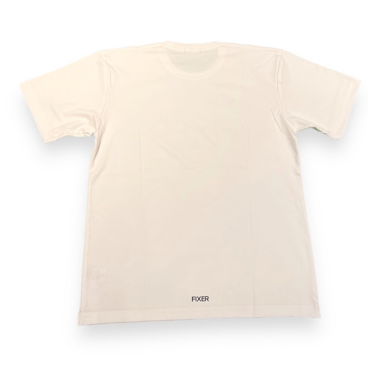 東京限定 FIXER Print Crew Neck T-shirt ロゴ Tシャツ フィクサー ホワイト - メルカリ