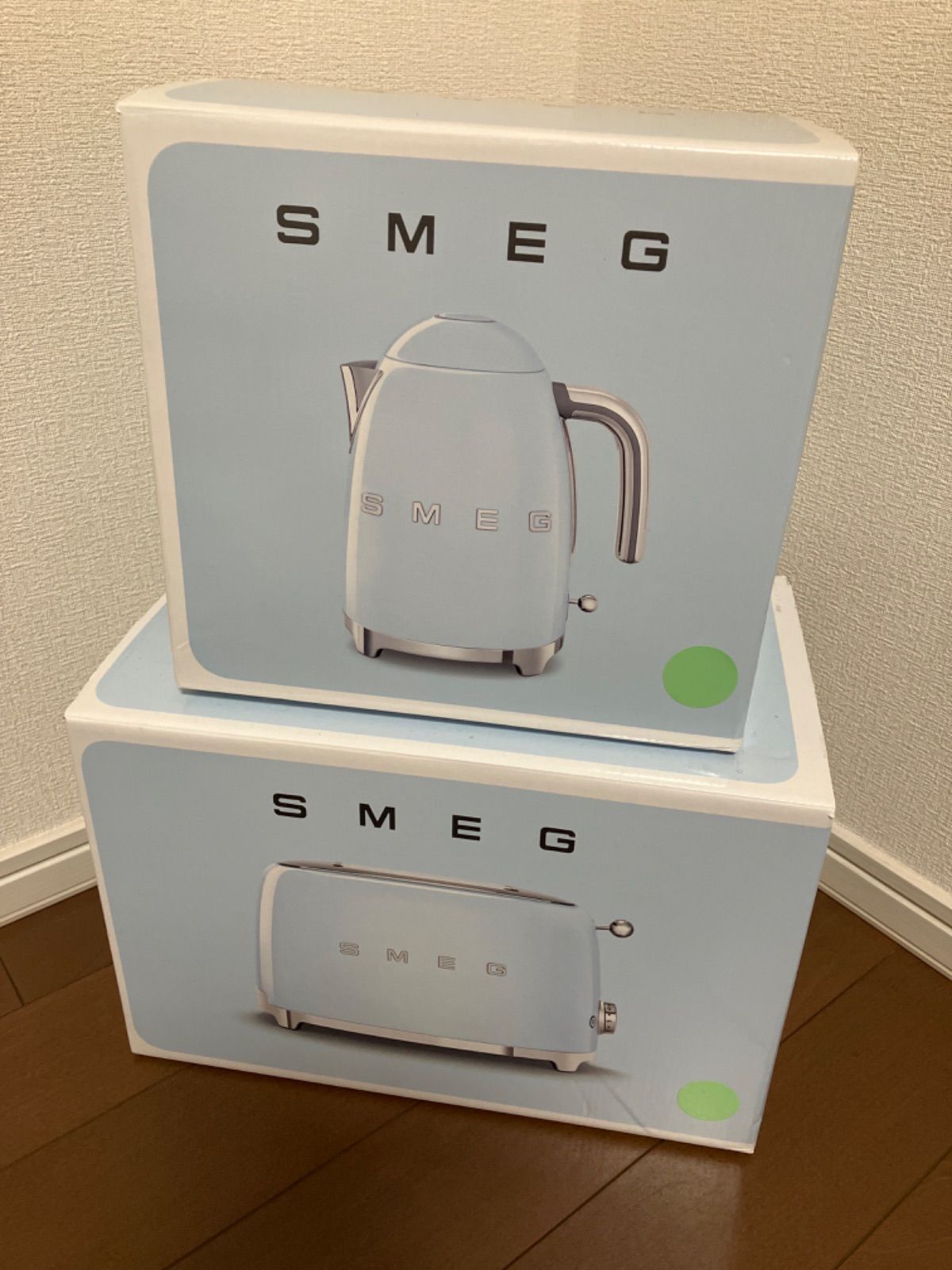 SMEG 電気ケトル ブルー 美品