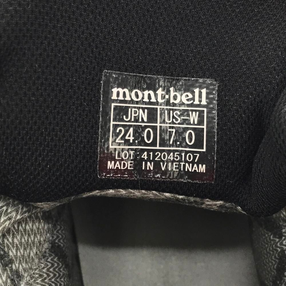 mont bell モンベル 412045107 トレッキングシューズ 24 ゴアテックス アルパインブーツ 登山 レディース AO2232 