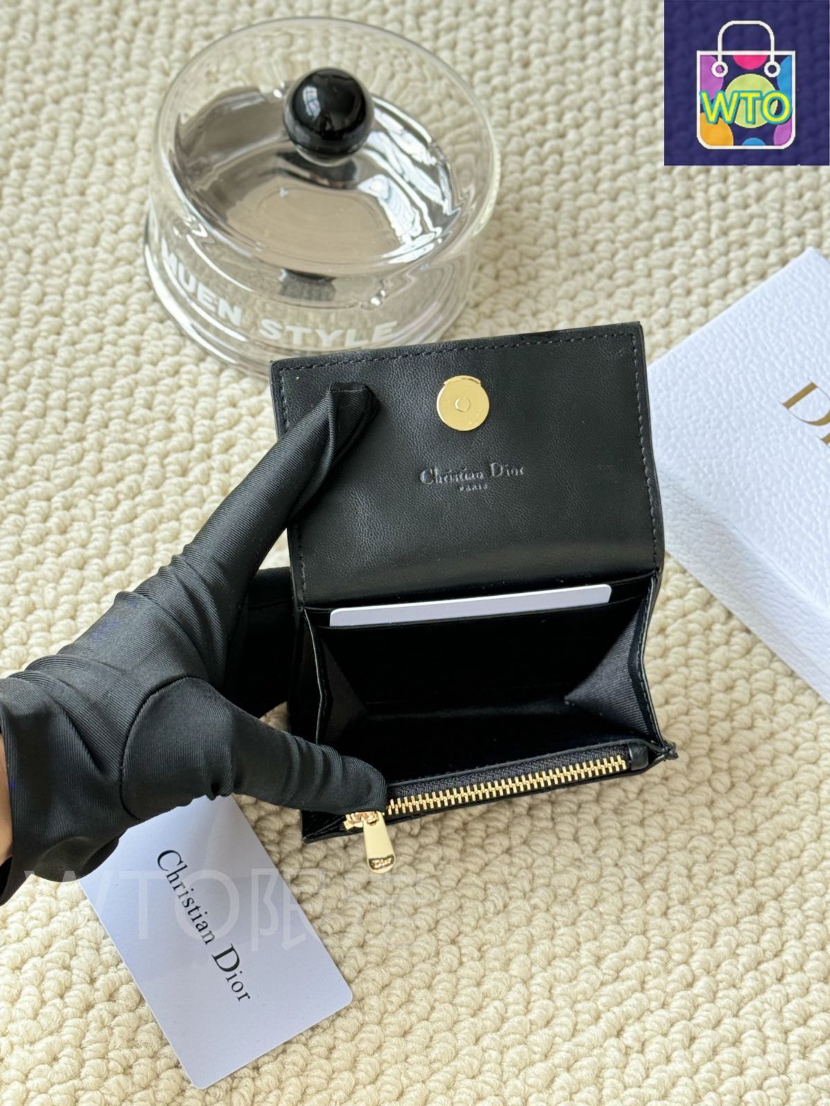 【存在感溢れてエレガント★】My Dior Glycine ウォレット 存在感溢れてエレガント☆】My Dior Glycine ウォレット