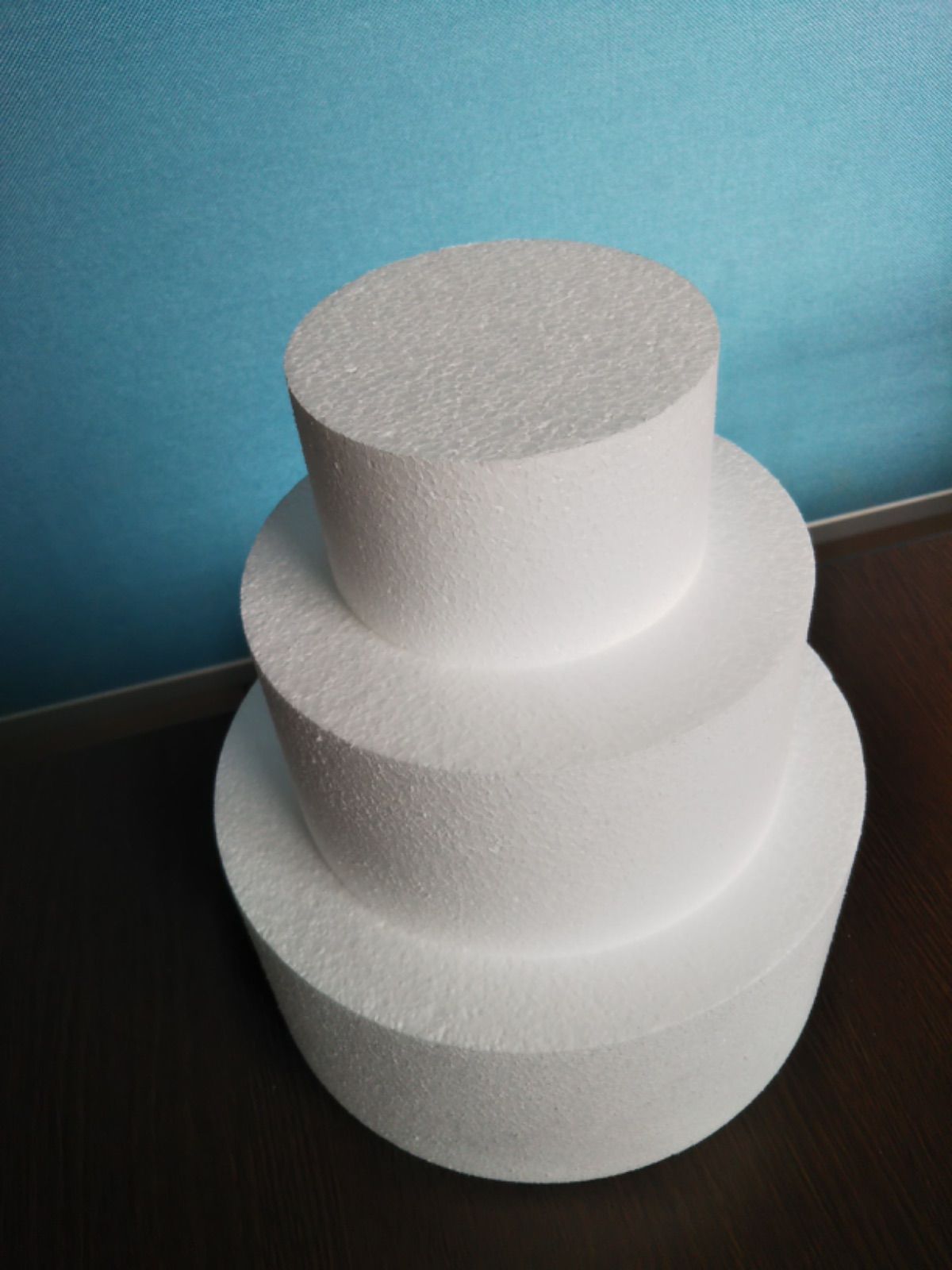 【発泡スチロール　クレイケーキ　土台】サイズいろいろ　60個 発泡スチロール クレイケーキ 土台】サイズいろいろ 60ヶ