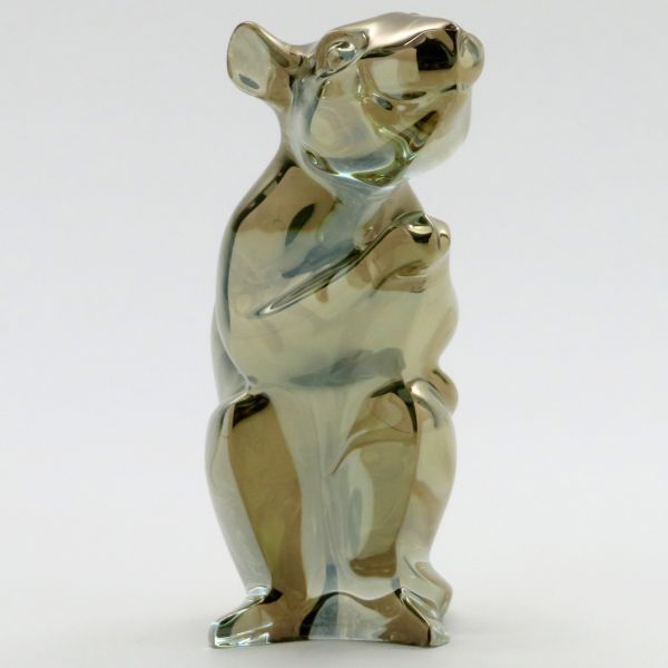 バカラ フィギュリン ネズミ 置物 ゴールド 金 オーナメント 十二支 子