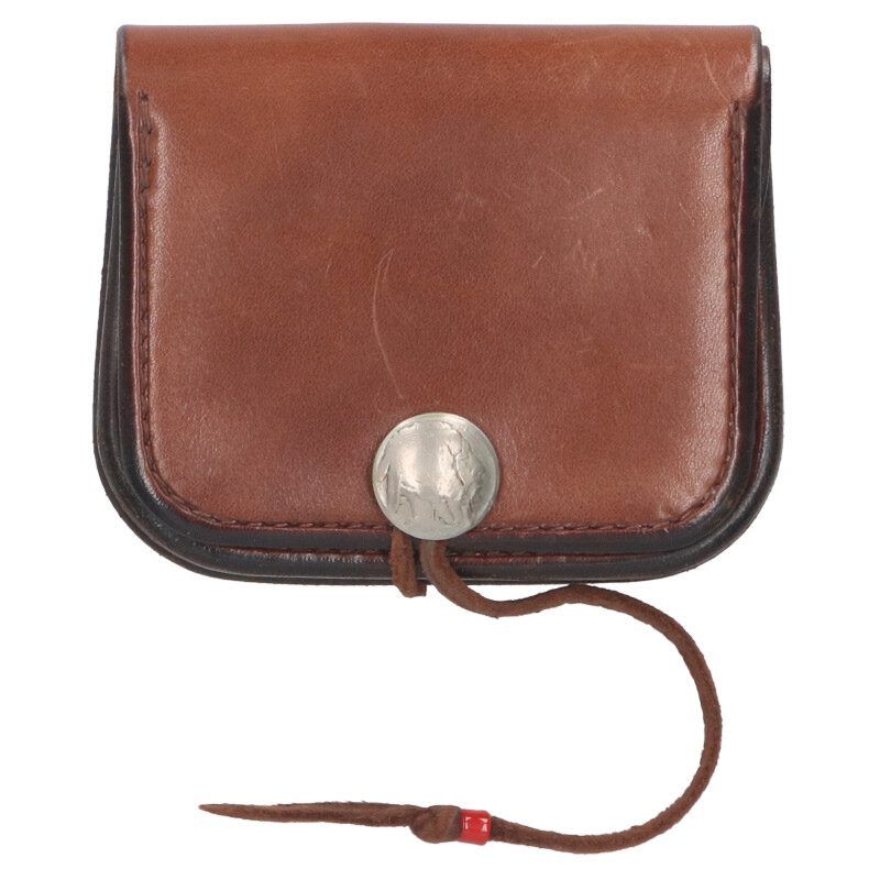 ゴローズ　角形小銭入れ　マチなし　goro's 楽天市場】ゴローズ goro's OLD稀少 マチ無し角型小銭入れ (焦げ茶